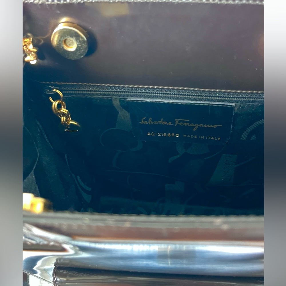 Salvatore Ferragamo Dark Brown Handbag - Picture 8 of 12